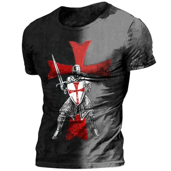 2023, Новая модная мужская футболка, 3D красочная Мужская одежда на заказ, Повседневная уличная футболка с коротким рукавом, христианская