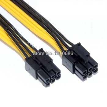 50 СМ 6PIN 18AWG Женский кабель Molex4.2 5557 2x3pin 6-контактный Molex 4.2 2 *3pin 6p жгут проводов