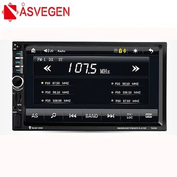 Asvegen 7020G 2 DIN Универсальный Сенсорный Экран 7 дюймов Автомобильный Радиоприемник DVD MP5 Видеоплеер Bluetooth FM GPS Навигация С Дистанционным Управлением