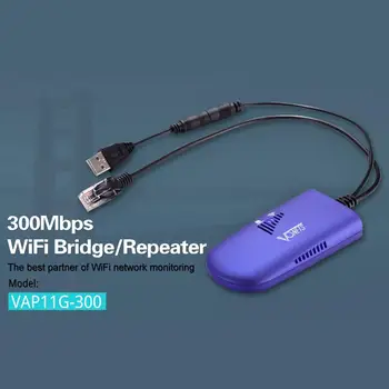 DC5V-15V 1Шт 300 Мбит/с Мостовой кабель VAP11G-300 Для преобразования порта RJ45 в беспроводную/WiFi точку доступа Vonets WiFi Bridge