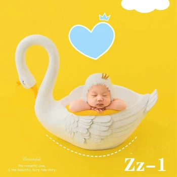 Dvotinst Реквизит для фотосъемки новорожденных, позирующий малыш, милый Мини-лебедь, аксессуары для фотосъемки, реквизит для студийной съемки