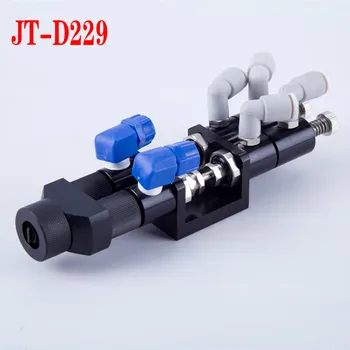 JT-D229AB двойной дозирующий клапан для жидкости, эпоксидный клапан, дозирующая машина, оборудование для розлива байонетного клеевого пистолета, эжекторный клапан