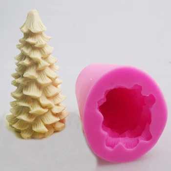 Luyou 3D Рождественская елка, труба для торта, силиконовая форма для мыла, инструмент для выпечки торта, инструменты для украшения торта FM1415
