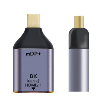 Mini DisplayPort 1.4 Источник питания для HDTV 2.0 Дисплей 8K 60hz UHD 4K Mini-DP для HDTV Штекерный разъем адаптера монитора