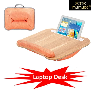MUMUCC Многофункциональный Портативный стол для ноутбука, Регулируемая Высота, Длинный слот для карт, Противоскользящая планка, Дизайн, Подушка для спины, Стол для коленей