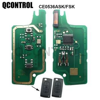 QCONTROL 433 МГц 3 Кнопки дистанционного управления схемой 433 МГц Подходит для автомобиля CITROEN Berlingo Picasso Auto (CE0536 ASK/FSK)