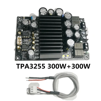 TPA3255 Плата усилителя класса D Модуль усилителя мощности звука высокой мощности 300Wx2 (1 комплект, черный)