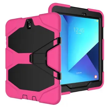 Безопасный Для детей Силиконовый + Жесткий ПК Резиновый Бронированный Чехол для Samsung Galaxy Tab A 8.0 T350 T351 SM-T350 Case SM-T355 Tablet Cover