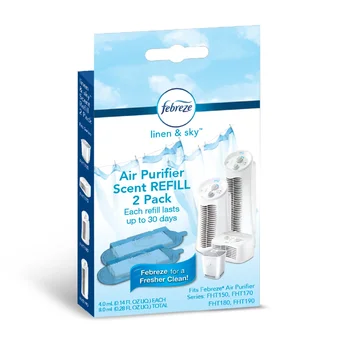 Воздухоочиститель Febreze Tower с картриджем с ароматом льна и неба Value Bundle
