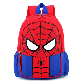 Детский рюкзак Disney с Человеком-пауком, Рюкзак с принтом супергероя, детская обвязка на воздушной подушке, Водонепроницаемые школьные сумки, периферийные устройства для фильмов