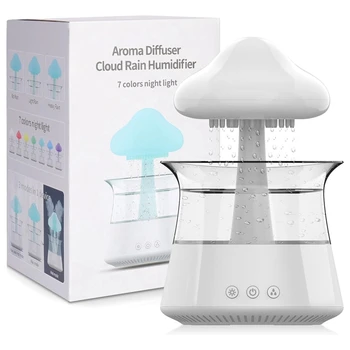 Диффузор эфирного масла Cloud Humidifier Nano Mist С 7 Цветными светодиодными лампами, Увлажнитель Воздуха Для Домашнего Офиса