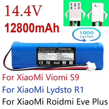 Замена для XiaoMi Lydsto R1 Roidmi Eve Plus Viomi S9 Робот-пылесос Аккумулятор емкостью 12800 мАч Аксессуары Запчасти