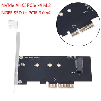 Карта-адаптер NVMe AHCI PCIe x4 M.2 NGFF SSD в PCIE 3.0 x4 конвертер