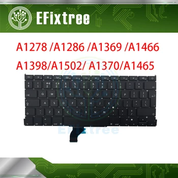 Клавиатура для ноутбука A1278 A1286 A1398 A1466 A1465 A1502 A1425 A1370 Великобритания США Для Macbook Air Pro Retina 2012-2015
