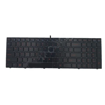 Клавиатура ноутбука US с подсветкой для Clevo N650 N850 N950 N750 N250 N957 PA70 P950 Механическая Клавиатура M51 F57 с красной буквой