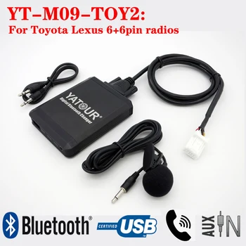 Комплект Yatour M09 Bluetooth USB AUX для Lexus Toyota Camry Corolla Highlander RAV4