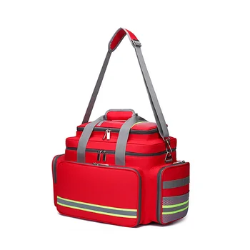 Медицинская сумка для оказания первой помощи, сумки с несколькими карманами, спасательный рюкзак Большой емкости, пустой водонепроницаемый светоотражающий Оксфорд