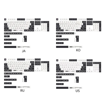 Набор клавишных колпачков XDA CSgo для 128 клавиш клавиатуры Английский/Японский/Корейский/Русский