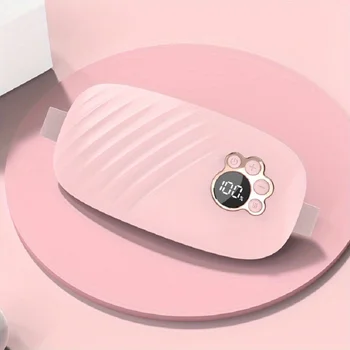 Нагревающий матку вибрационный массажер для снятия менструальных спазмов и боли, нагревающий матку и согревающий поясницу