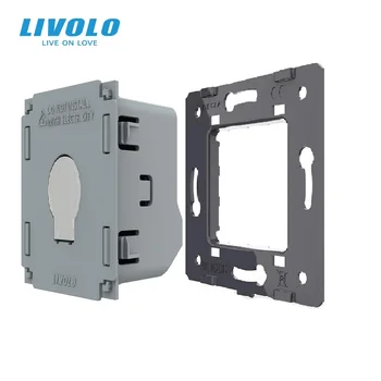 Новый Livolo, Бесплатная доставка, производитель, стандарт ЕС, Основание настенного выключателя с сенсорным экраном, VL-C701, 110 ~ 250 В