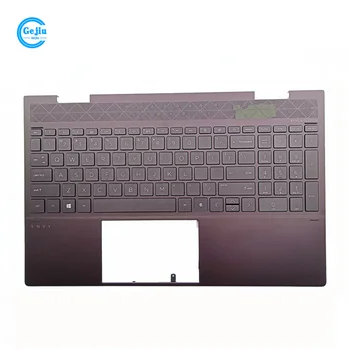 НОВЫЙ Верхний Чехол для ноутбука C Крышкой HP ENVY X360 15-ED TPN-C149 Клавиатура С подсветкой AM2UU000650