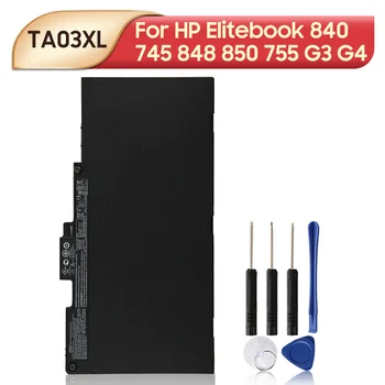 Оригинальная Сменная Батарея Для ноутбука TA03XL HSTNN-DB7O Для HP Elitebook 840 745 848 850 755 G3 G4 ZBook 15u G3 G4 mt42 mt43 51Wh