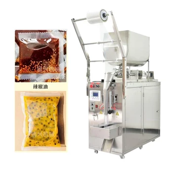 Полноавтоматическая машина для упаковки пасты, запаивающая пакет для соуса, количественное наполнение шампунем