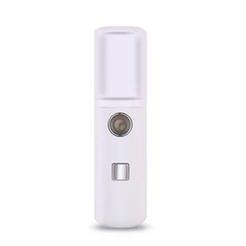 Портативный Маленький Увлажнитель воздуха, перезаряжаемый через USB, ручной счетчик воды Объемом 30 мл, ультразвуковой зарядный диффузор, Мини-Молочное масло для Лица на пару