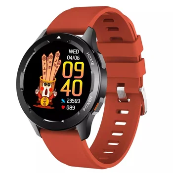 Смарт-часы FW05 Мужские Bluetooth Вызов NFC Голосовой Ассистент Музыка Температура Частота сердечных сокращений Обнаружение кислорода в крови Спортивные Умные часы