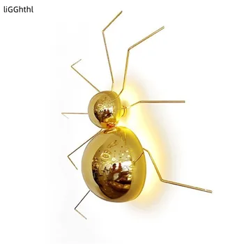 Современные светодиодные настенные светильники Golden Spider Креативные декоративные бра Для Дома, Спальни, гостиной, столовой, детей