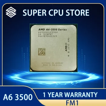 Трехъядерный процессор AMD Athlon A6 3500 с частотой 2,1 ГГц AD3500OJZ33GX 65 Вт Socket FM1