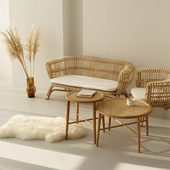 Уличные стулья из скандинавского ротанга, Креативный Пляжный стул на балконе, одноместный диван, Японское Кресло со спинкой для отдыха, уличная мебель