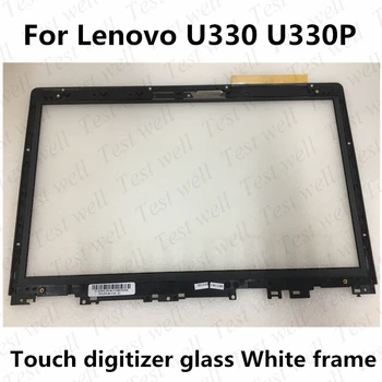 Хорошо протестируйте 13,3-дюймовый для Lenovo U330 сенсорный экран с цифровым преобразователем стекла с белой рамкой/безелем